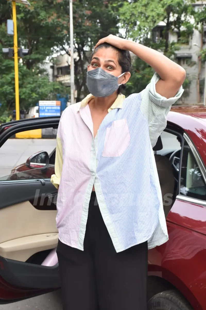 Kubbra Sait spotted at Juhu