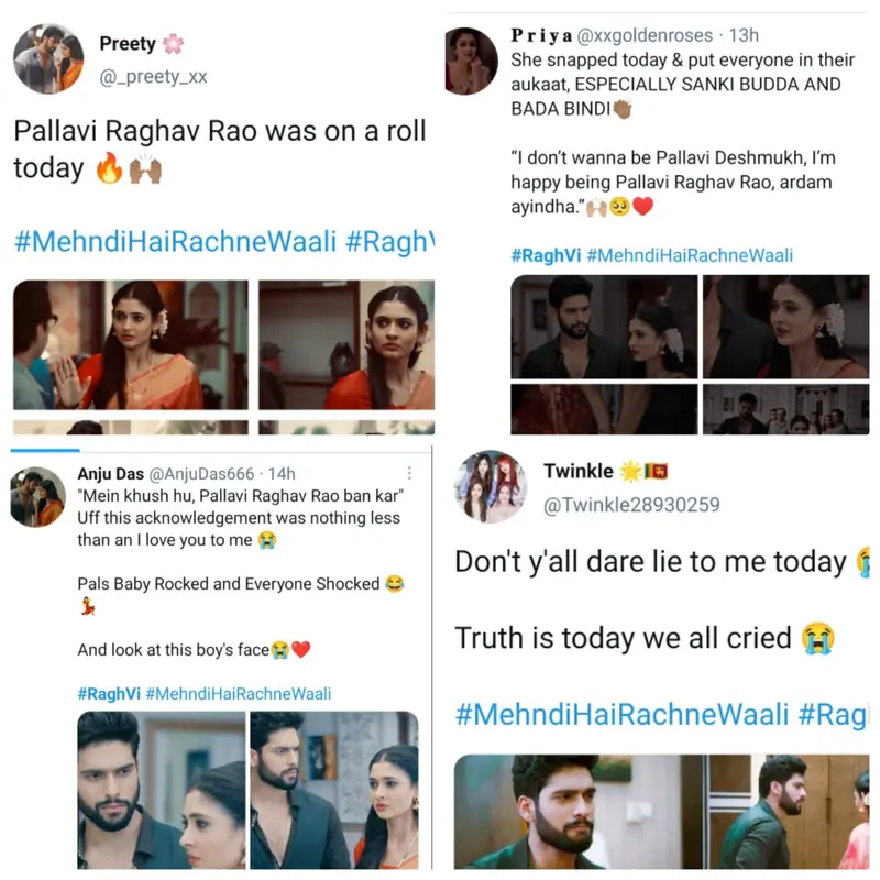 Fans react on a scene from MHRW.