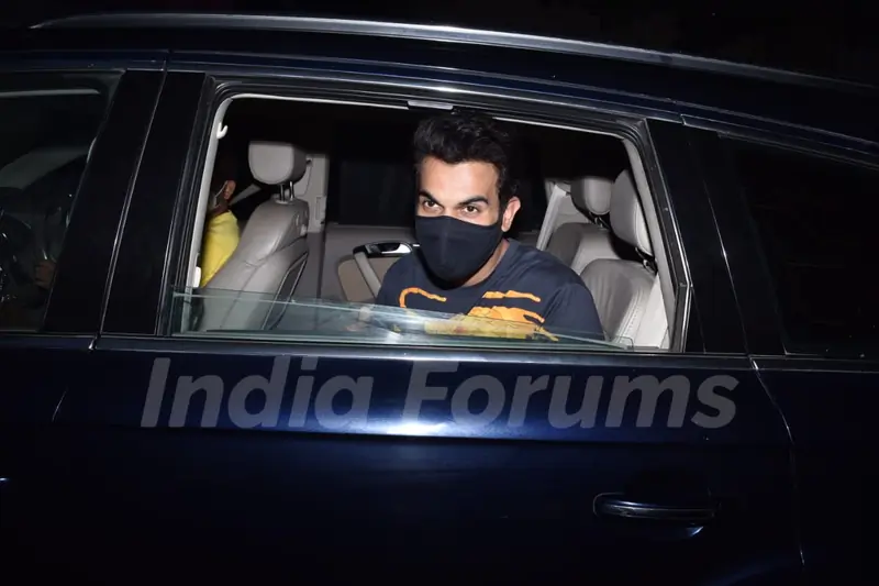 Rajkummar Rao snapped post shoot in Juhu