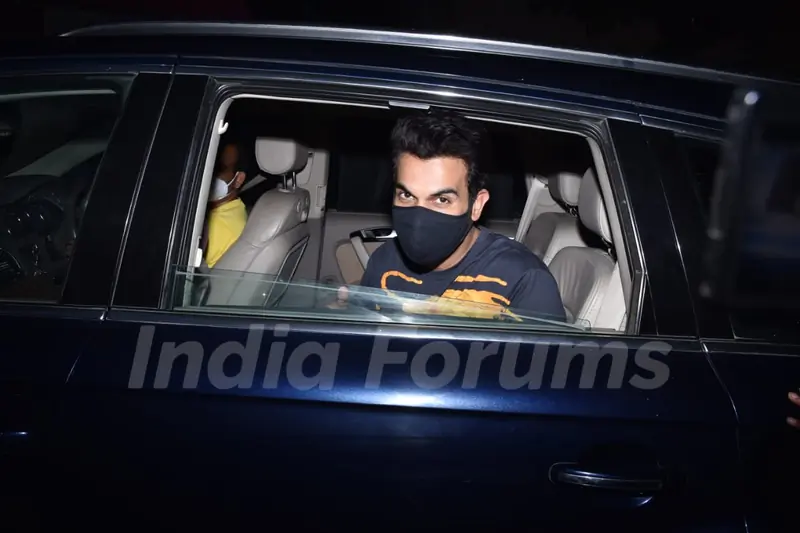 Rajkummar Rao snapped post shoot in Juhu