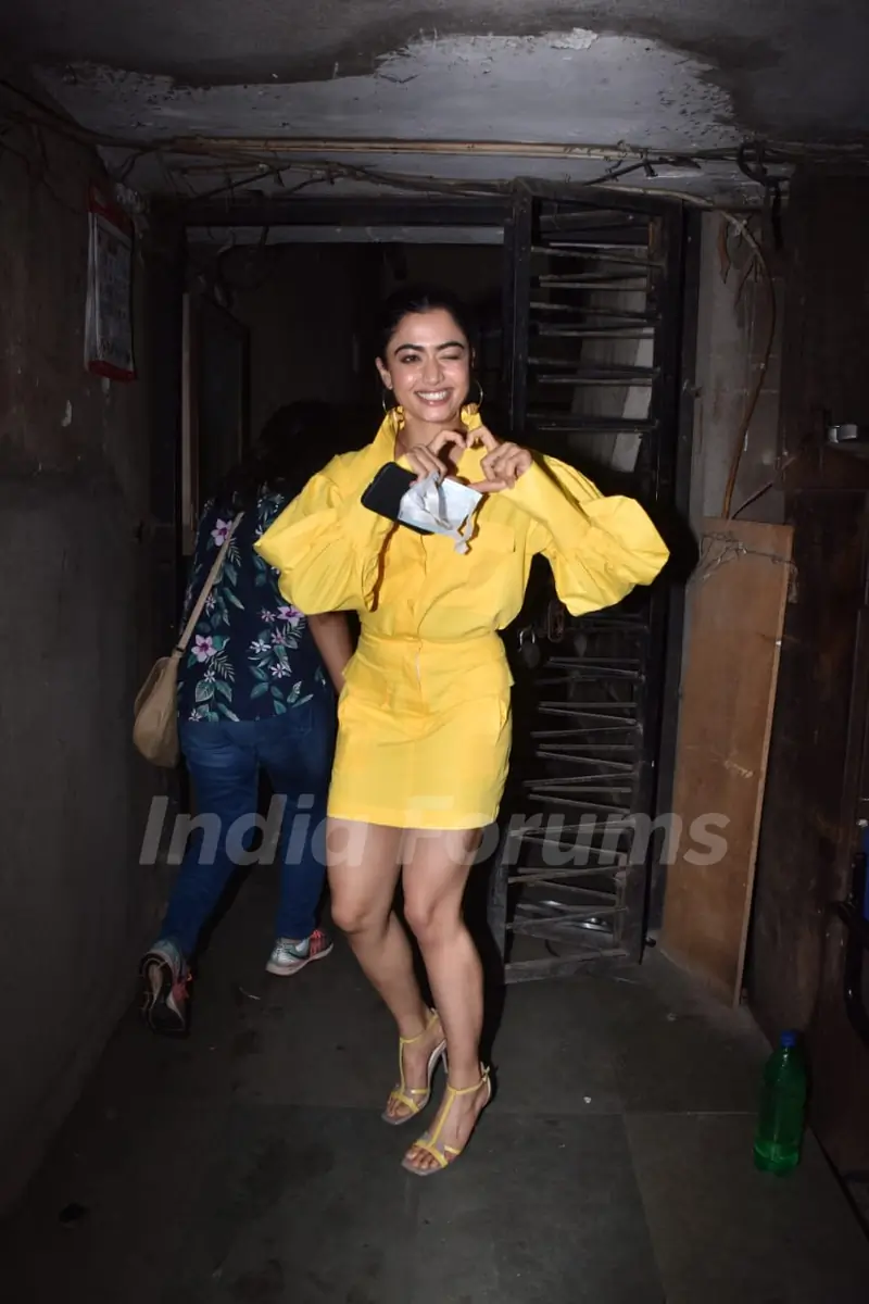 Rashmika Mandana snapped in Andheri