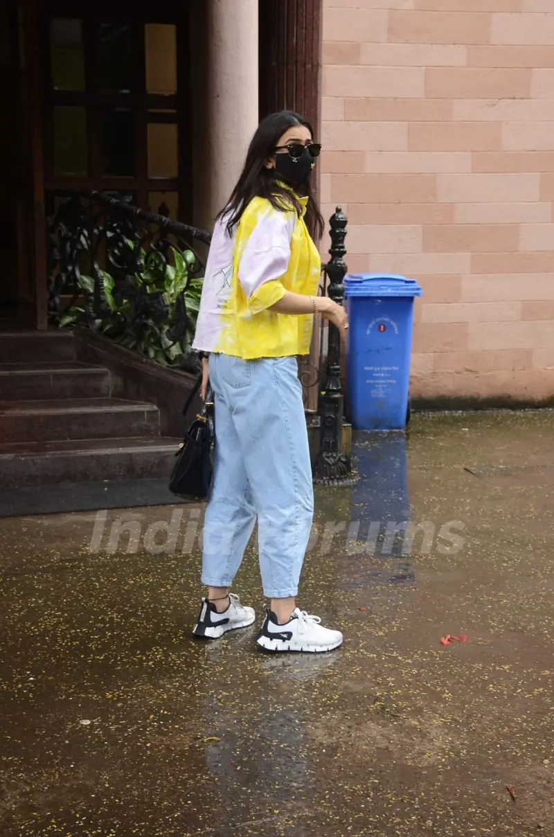 Rakul Preet Singh snapped at Future Works Studio, Andheri
