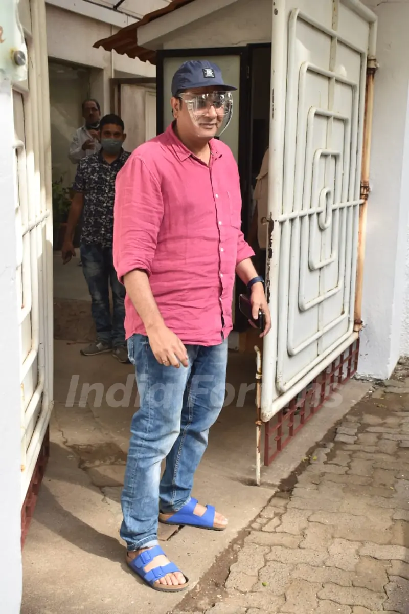 Mukesh Chhabra snapped at the screening of Shershaah