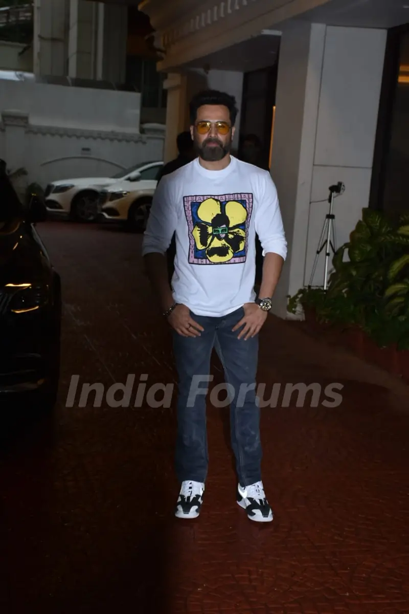 Emraan Hashmi snapped at the promotions of Chehre