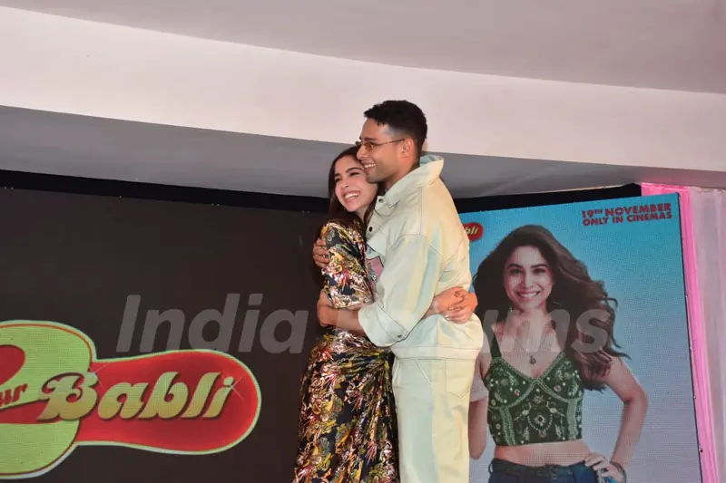  Siddhant Chaturvedi and sharvari wagh for song launch at yash Raj films 