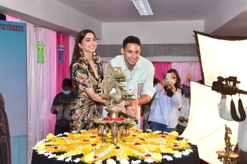  Siddhant Chaturvedi and sharvari wagh for song launch at yash Raj films 