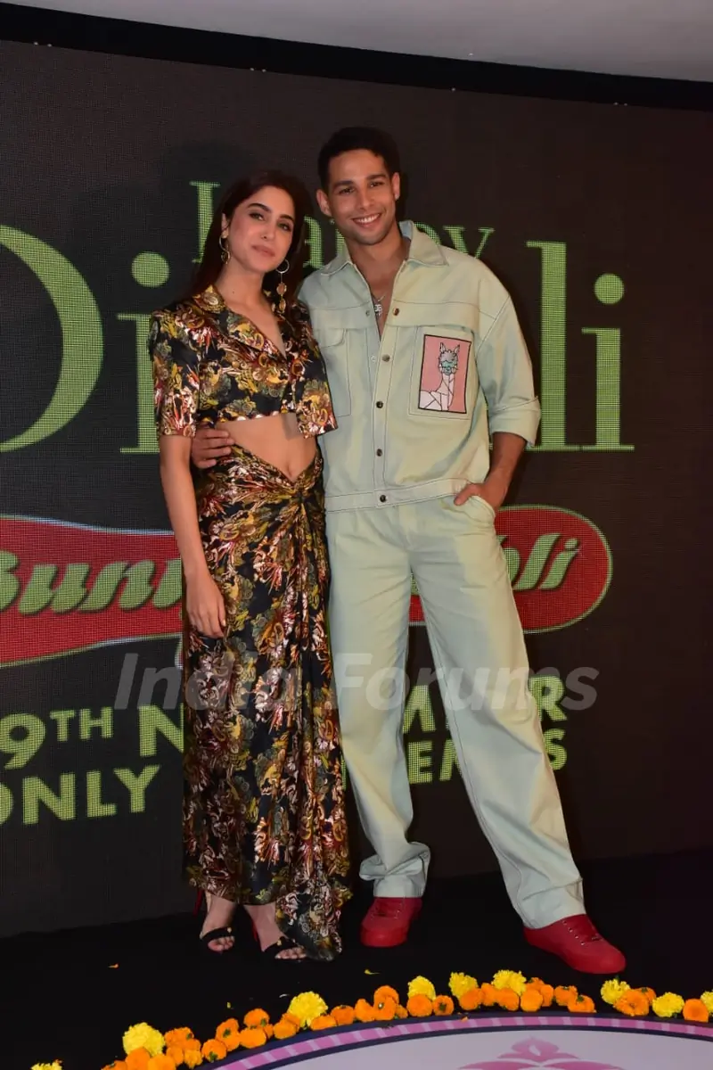  Siddhant Chaturvedi and sharvari wagh for song launch at yash Raj films 