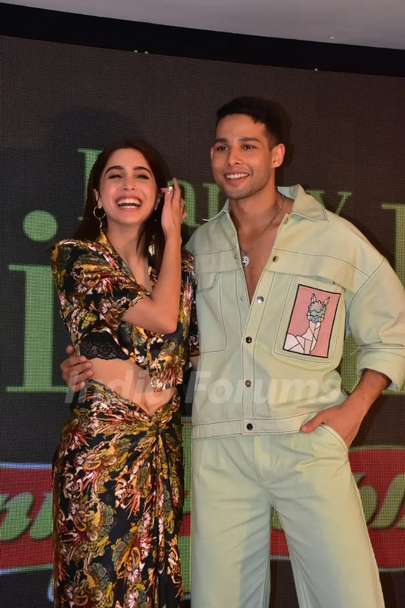  Siddhant Chaturvedi and sharvari wagh for song launch at yash Raj films 