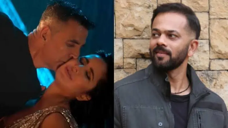 Still from Tip Tip Barsa Pani and Rohit Shetty