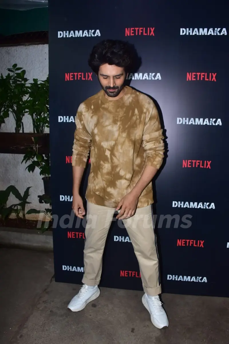 Celebrities spotted at Dhamaka screening 