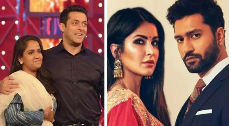 Arpita with Salman Khan/Katrina Kaif and Vicky Kaushal