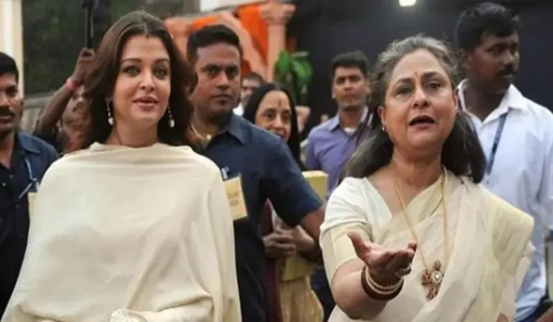 Jaya Bachchan and Aishwarya Rai Bachchan