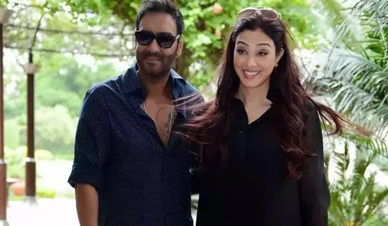 Tabu and Ajay Devgn