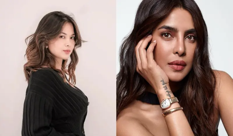 Lin Laishram and Priyanka Chopra