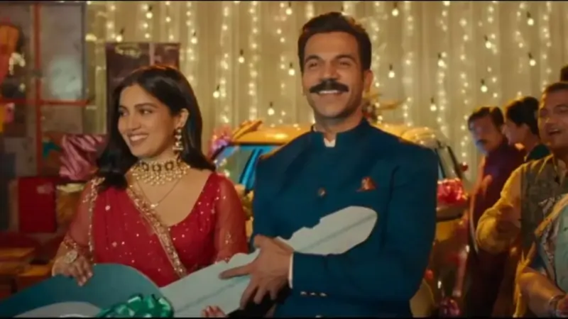 Bhumi Pednekar and Rajkummar Rao