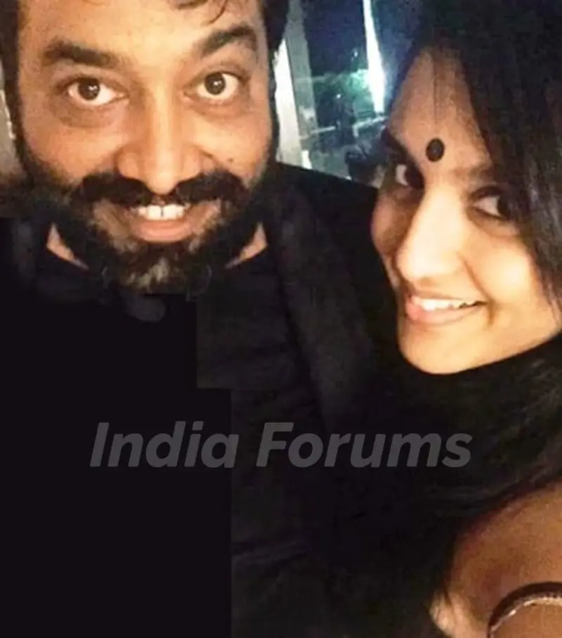Anurag Kashyap with Shubhra Shetty