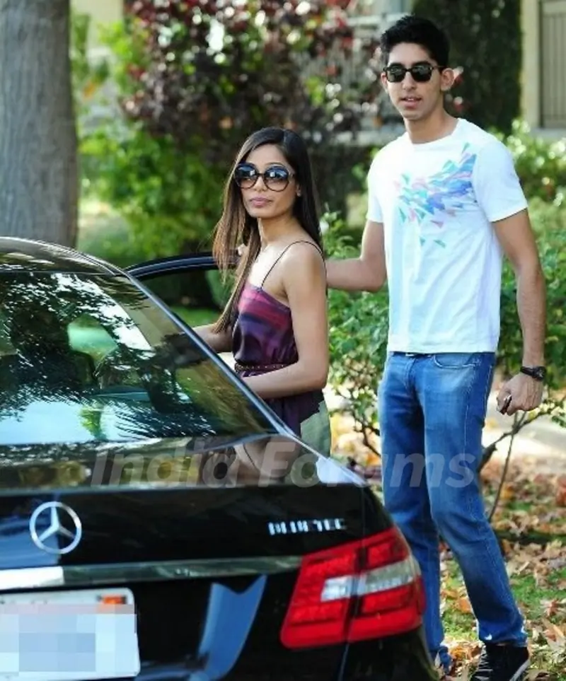 Dev Patel with Freida Pinto and Mercedes