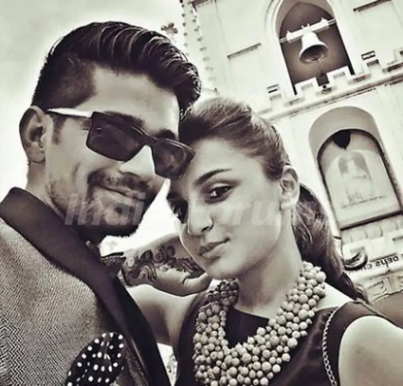 Vishal Singh with Jeena Gupta