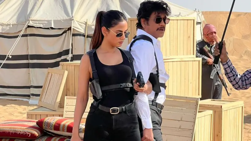 Sonal Chauhan and Akkineni Nagarjuna