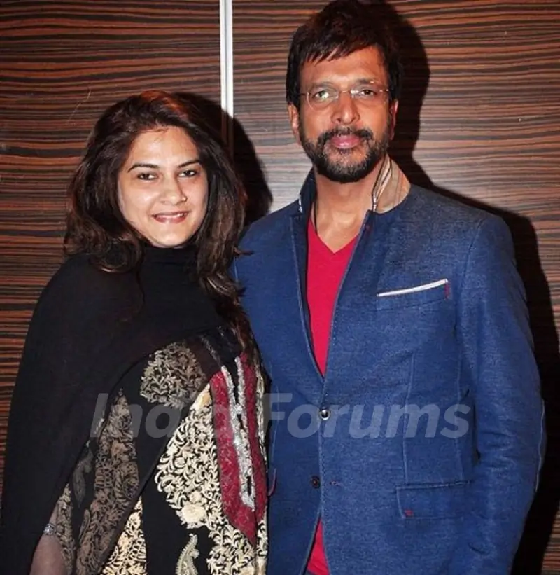Javed Jaffrey with present wife Habiba