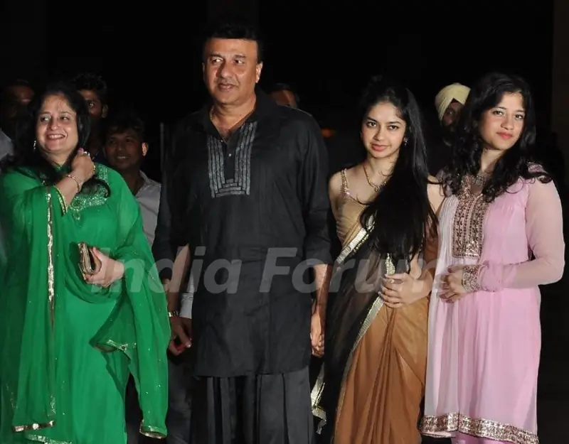 Anu Malik with his family