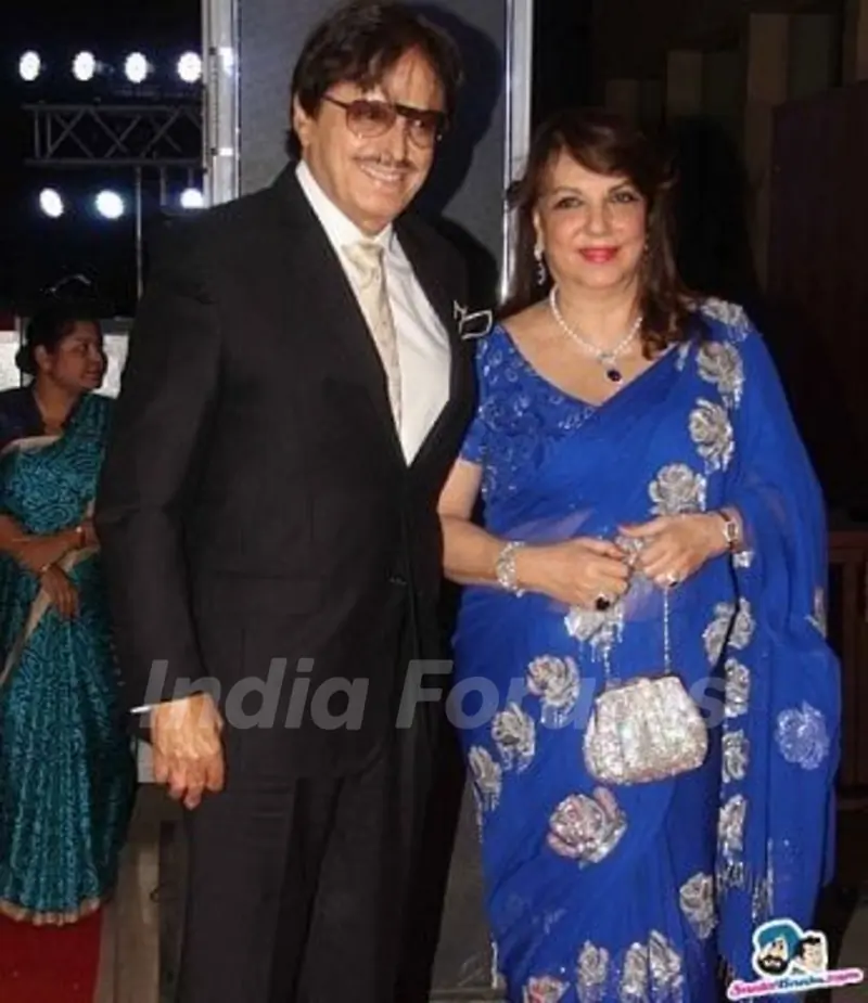 Sanjay Khan with Wife Zarine Khan