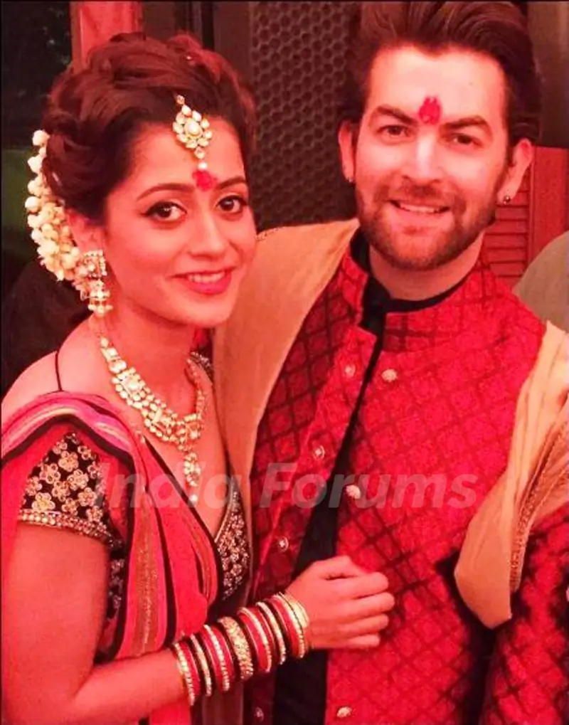 Neil Nitin Mukesh with his wife Rukmini Sahay
