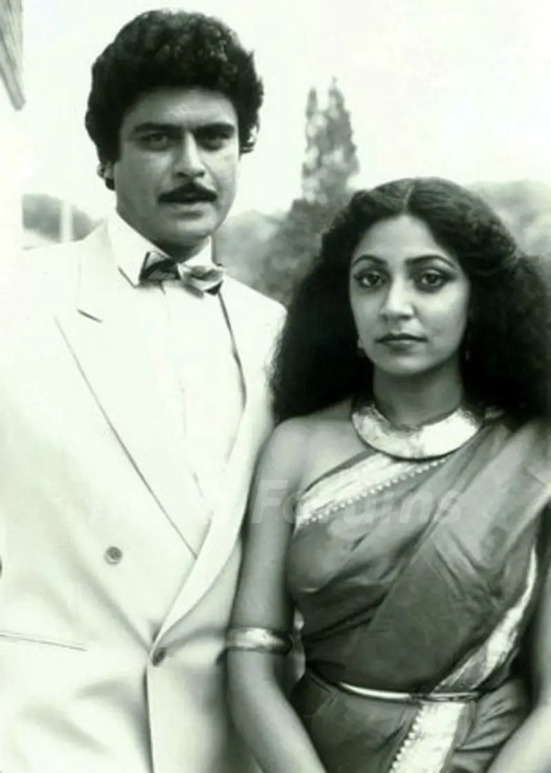 Deepti Naval with Marc Zuber