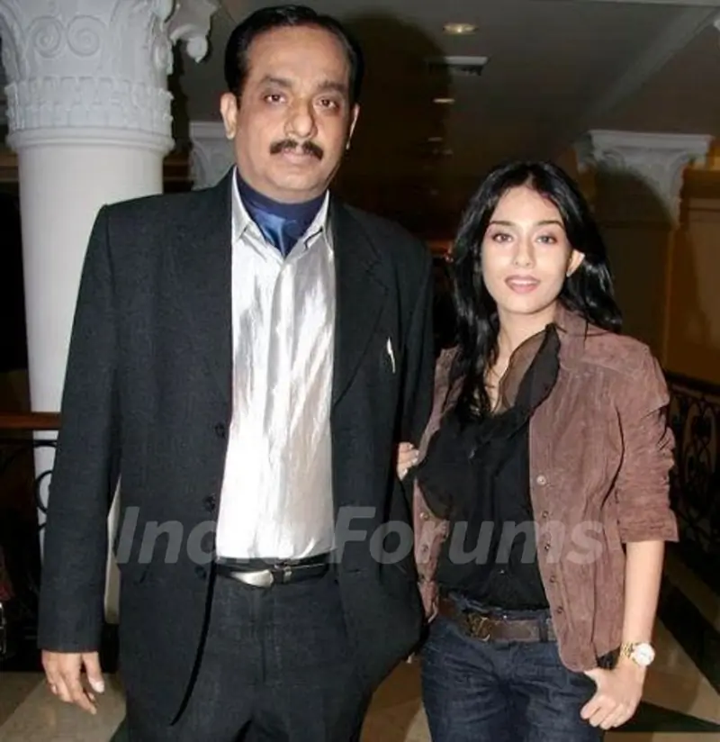 Amrita Rao with her father Deepak Rao