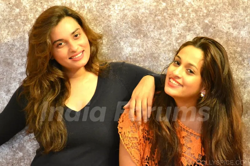 Shweta Pandit with her sister