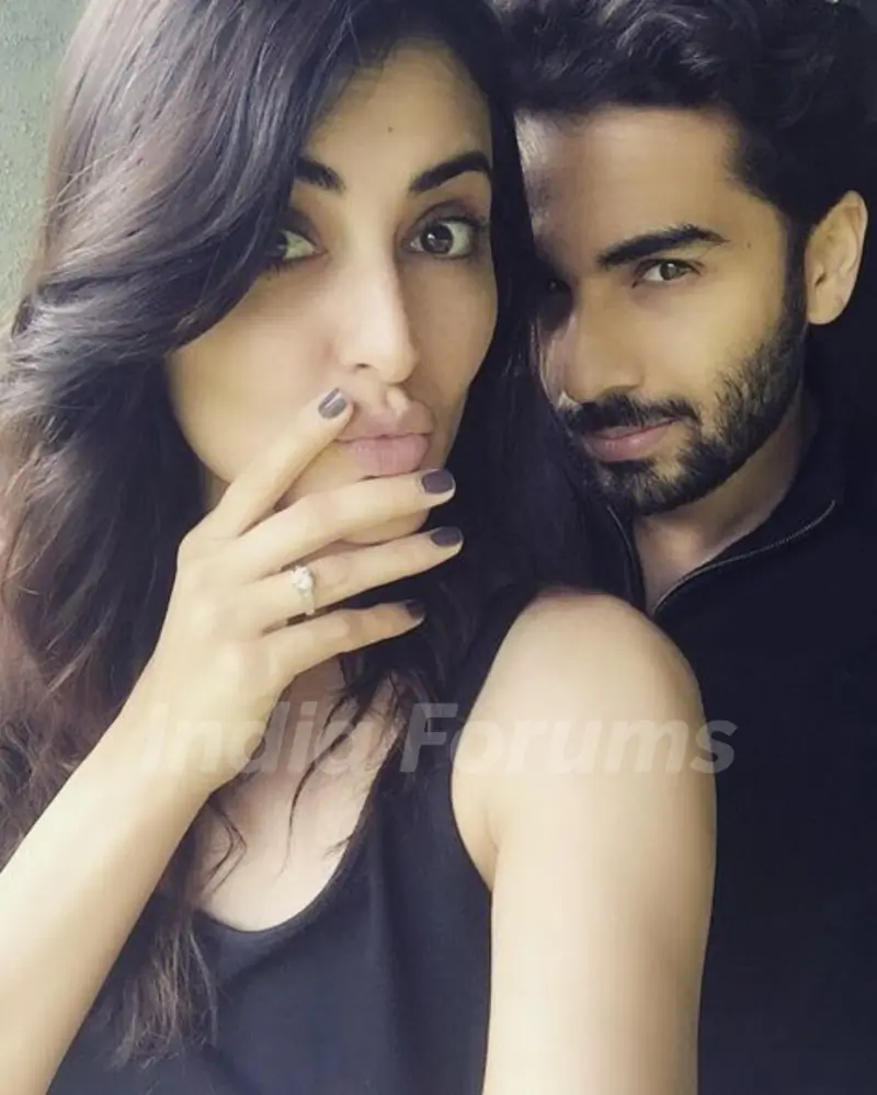 Mandana Karimi with Gaurav Gupta