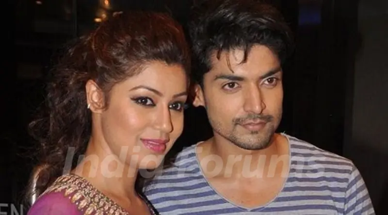 Gurmeet Choudhary with his wife Debina Bonnerjee