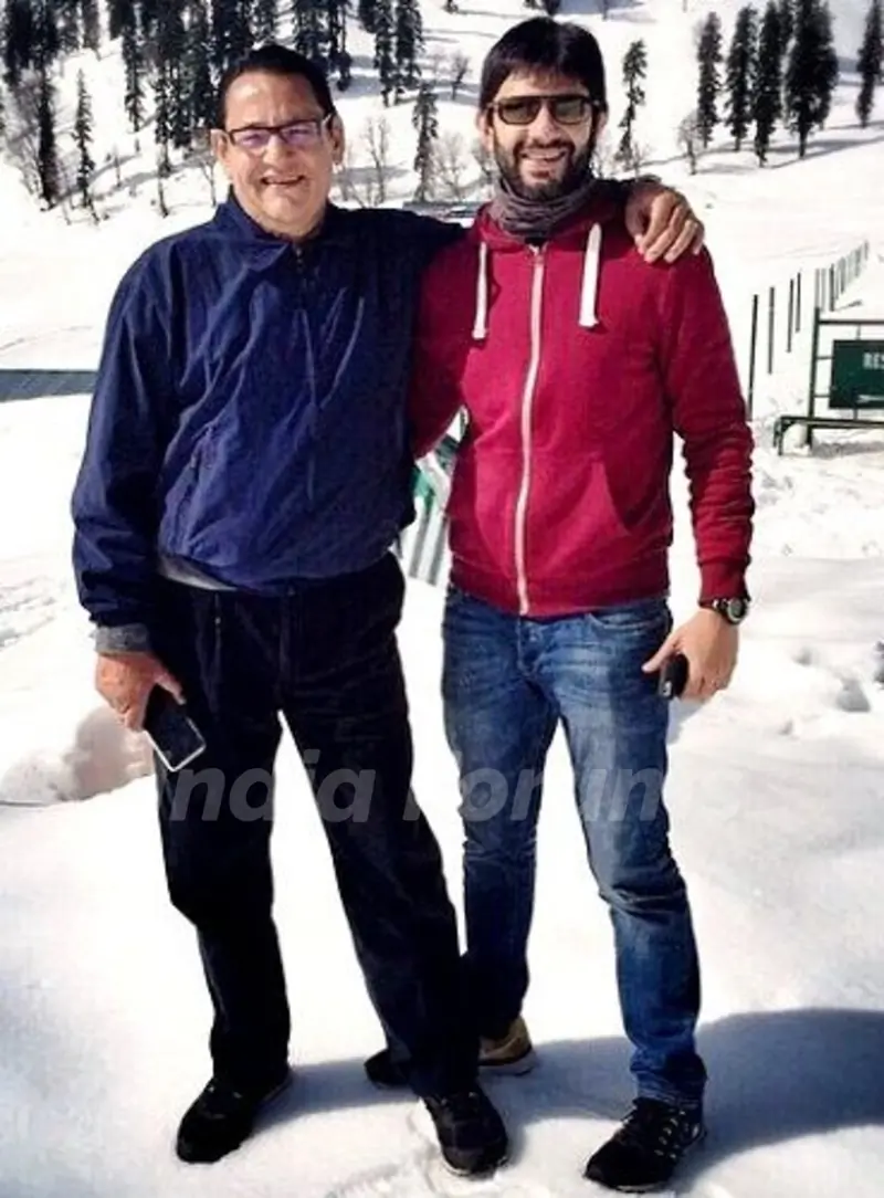 Arjun Mathur with his father Rakesh Mathur