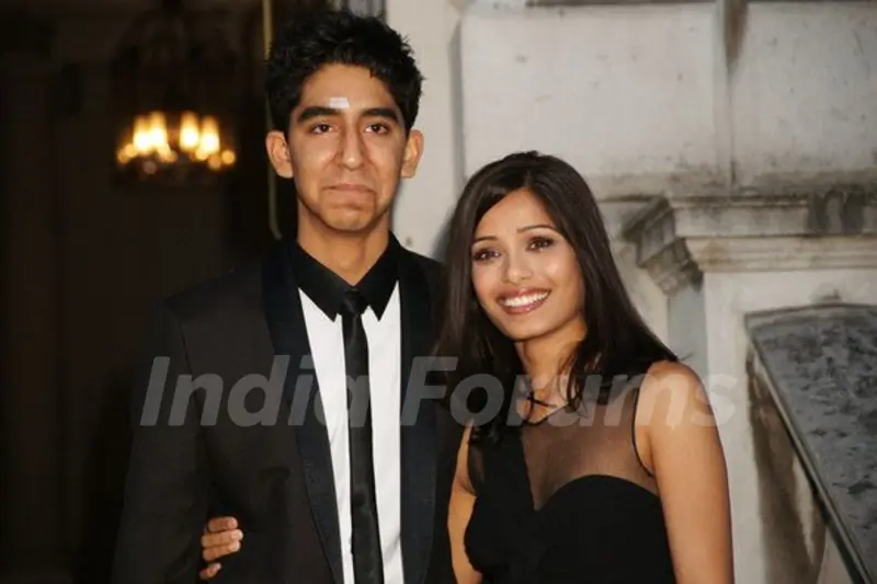 Dev Patel and Freida Pinto