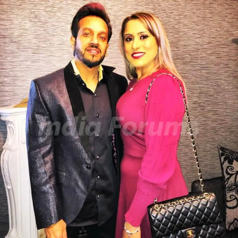 Jazzy B with his wife