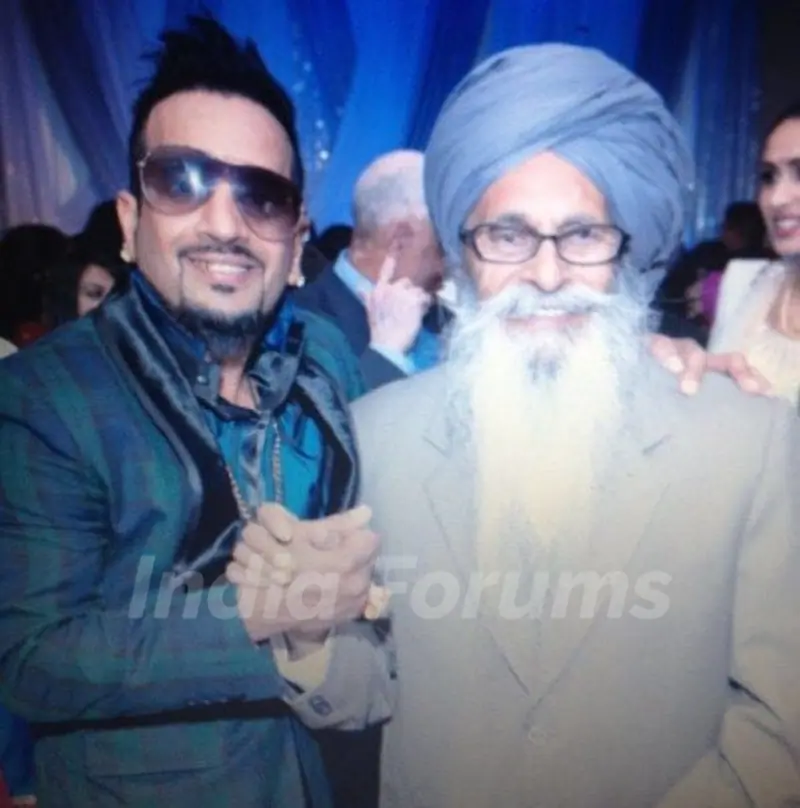 Jazzy B with his father