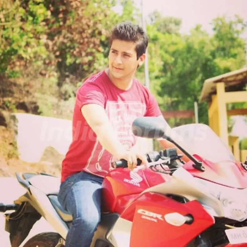 Paras Arora With His Honda CBR