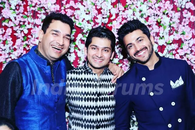 Dheeraj Dhooper with his brothers