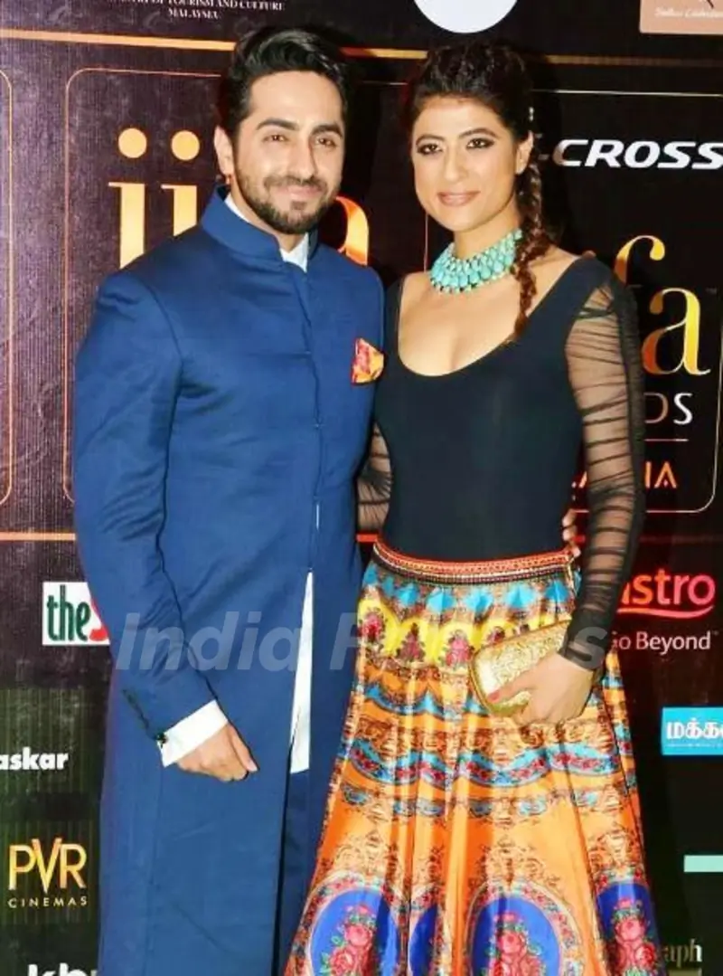 Ayushmann Khurrana with his wife