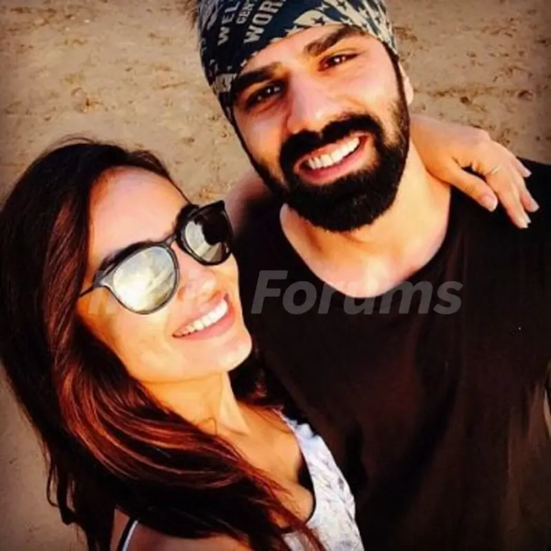 Sumit Suri with actress Surbhi Jyoti