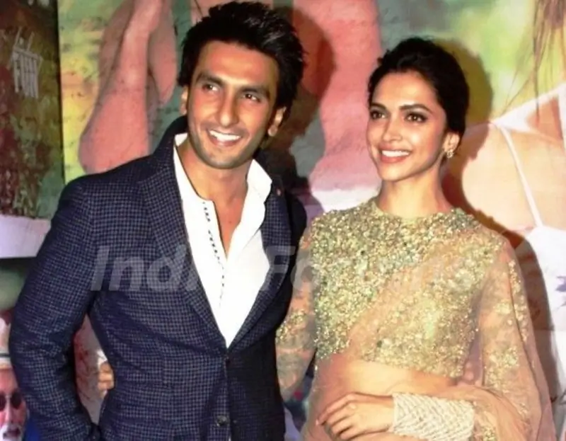 Ranveer Singh with Deepika Padukone