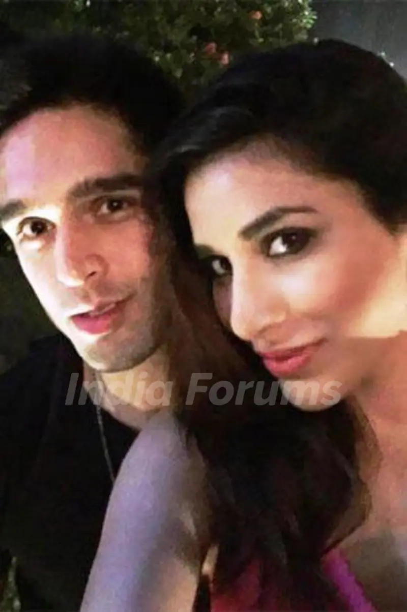 Siddharth Mallya with Sophie Chaudhary