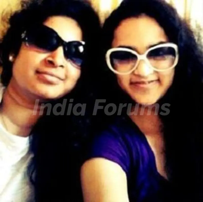 Farhina Parvez with her mother