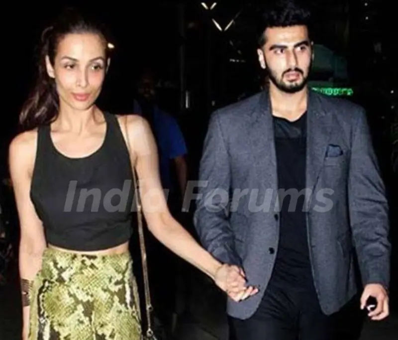 Arjun Kapoor with Malakia Arora