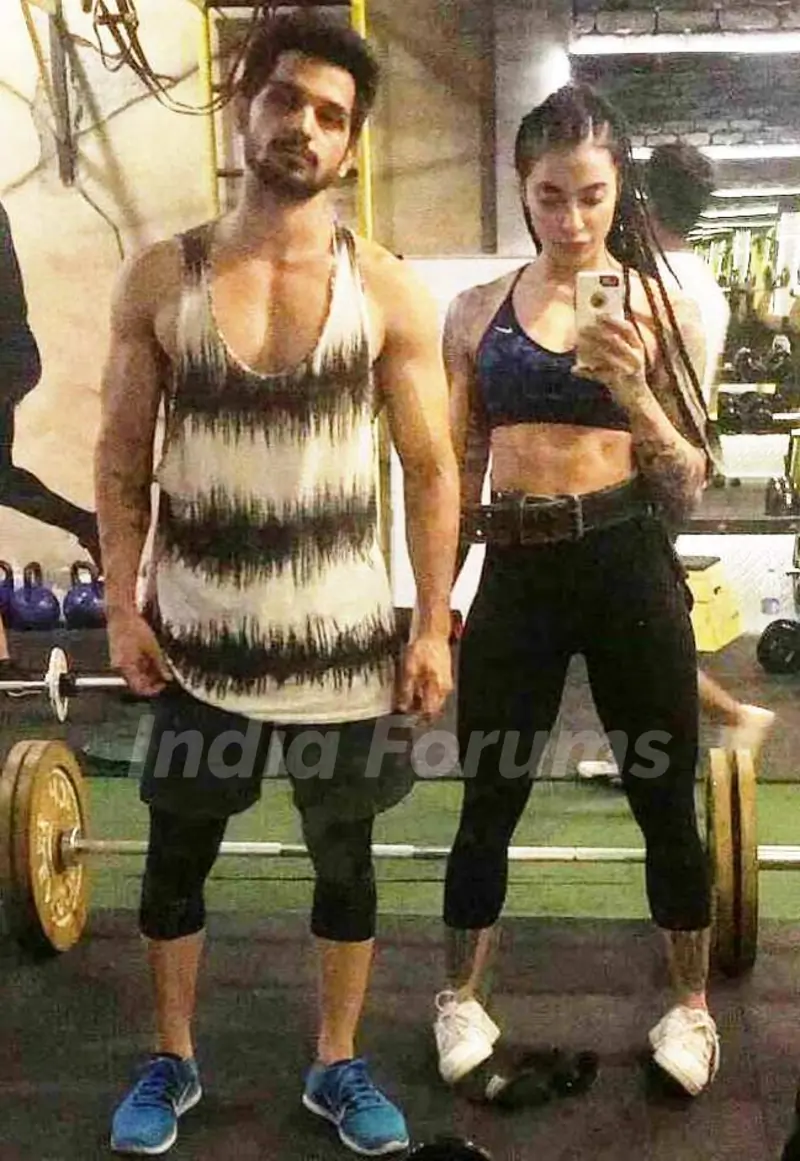Yuvraj Thakur with VJ Bani 