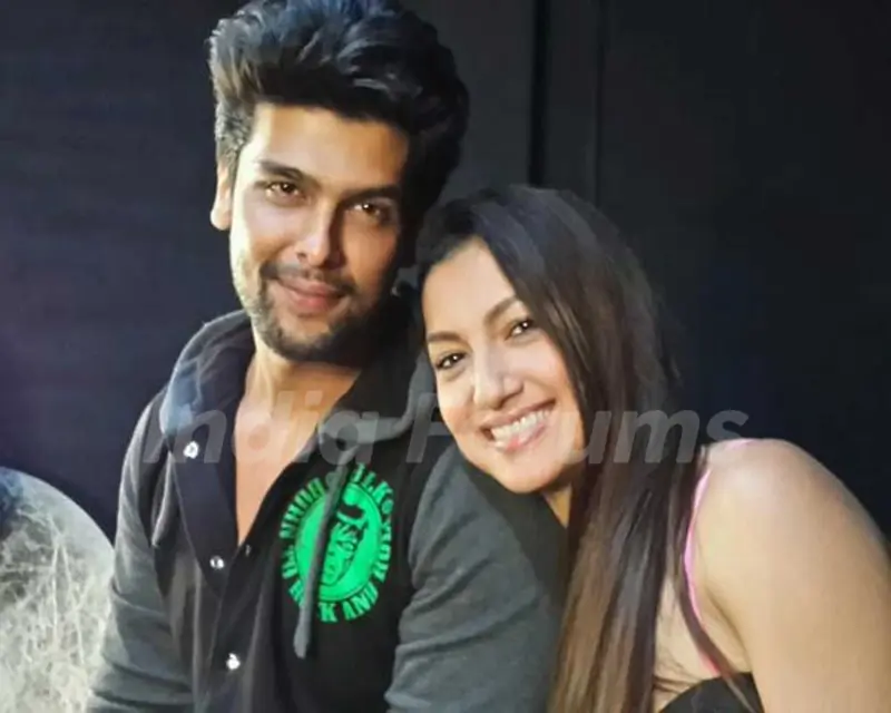Kushal Tandon with Gauhar Khan