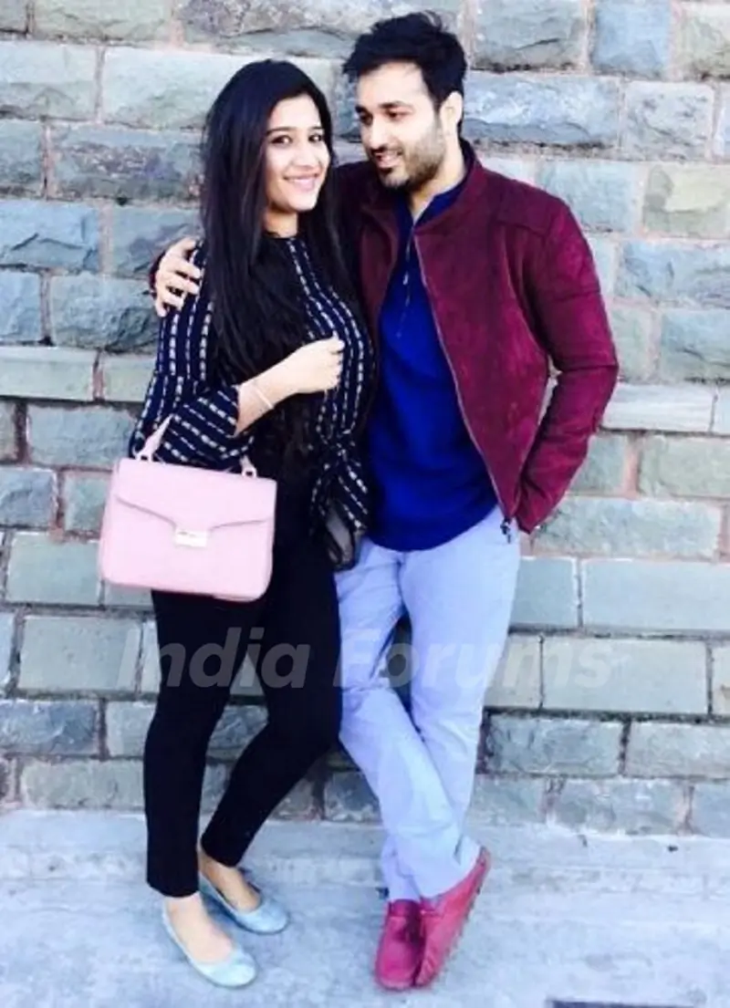 Ankit Narang with his wife Suhani Jagga