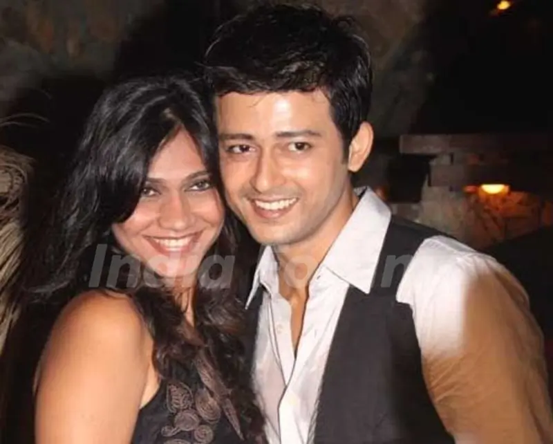 Rahul Lohani with his wife