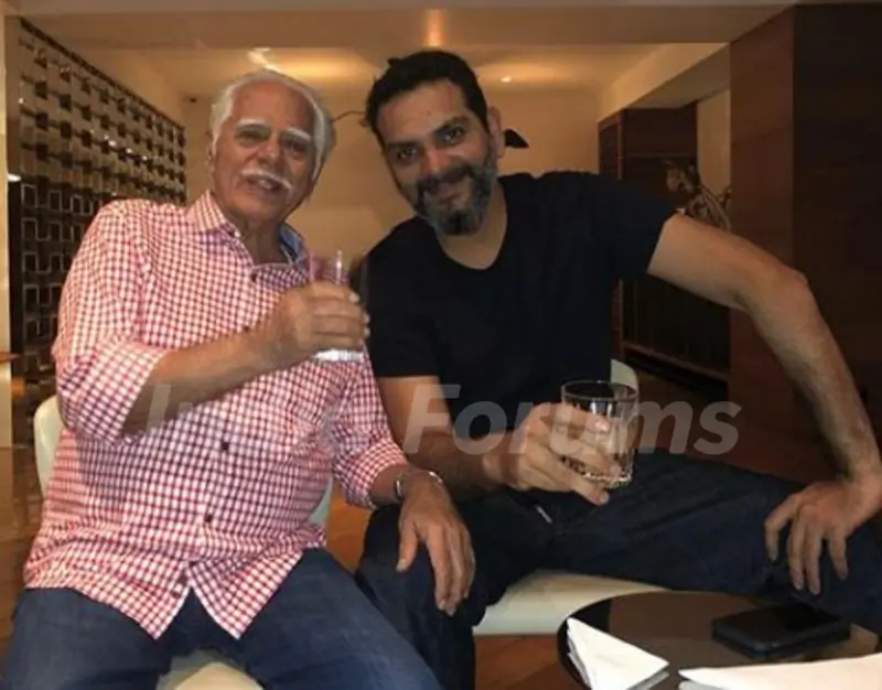 Ritesh Sidhwani with his father