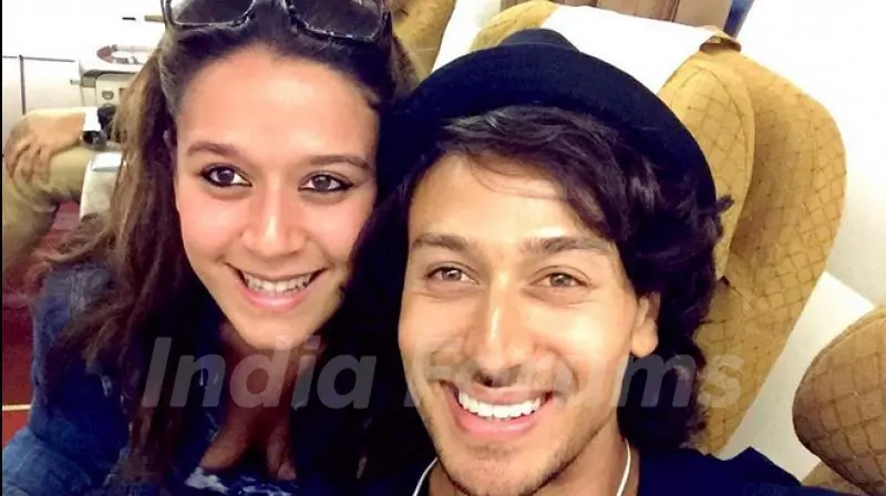 Tiger Shroff With His Sister Krishna Shroff